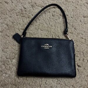Brand New in Box Coach Black Wristlet Bag
